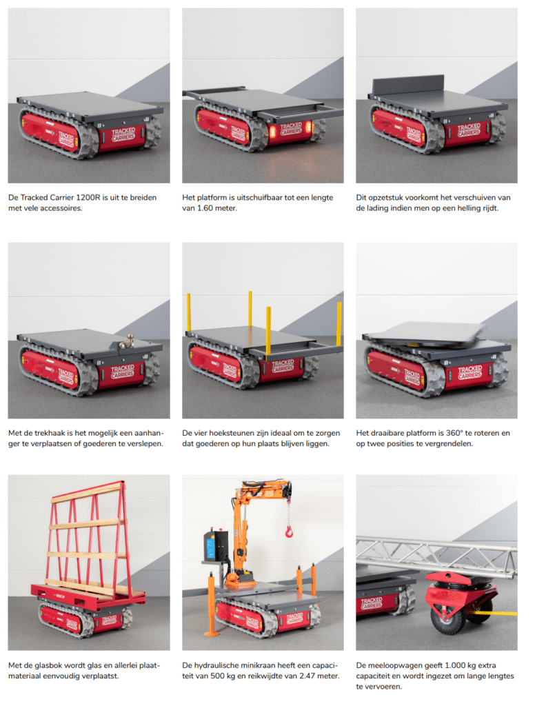 Tracked Carriers 4 Tracked Carriers accesoirs